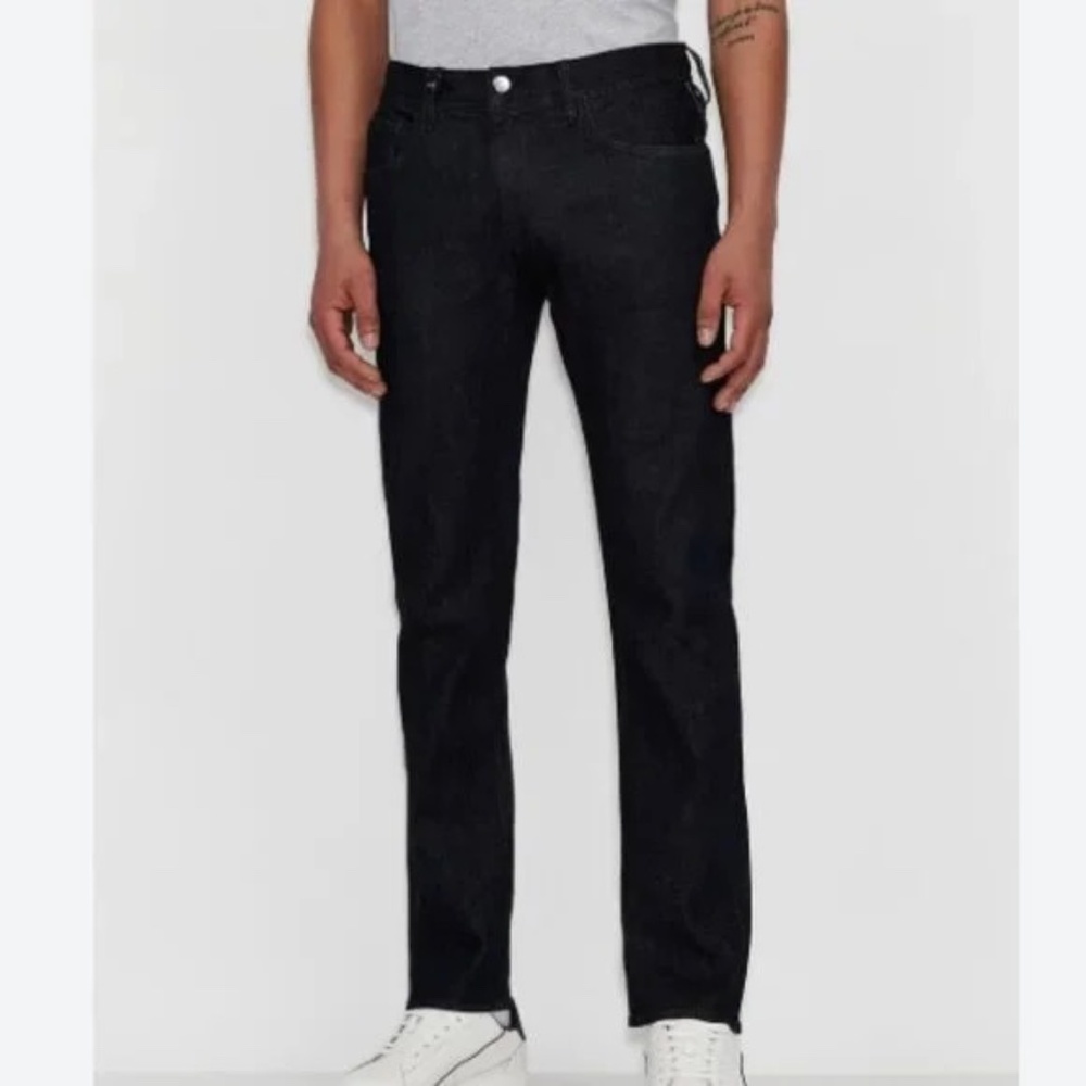 Armani Exchange Straight Leg Jambe Droite Black Jeans SIZE 32S/C
